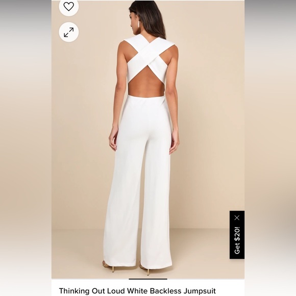 NWT Lulu’s Thinking Out Loud Jumpsuit - Picture 4 of 6